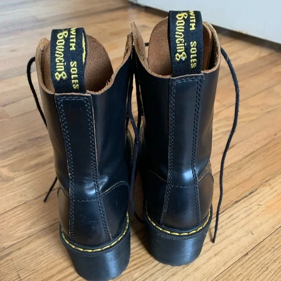 Dr. Martens Black Leather Boots - Picture 10 of 10